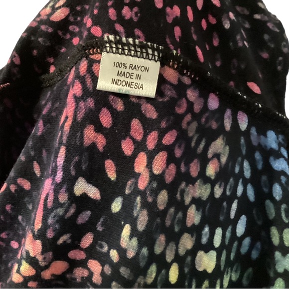 Bali Batiks multicolored tiered top size small - Picture 10 of 10